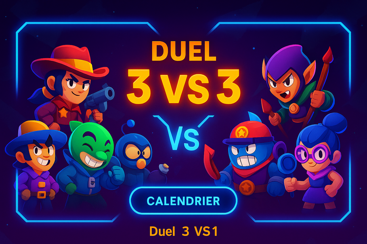 Inscription pour duel 3v3